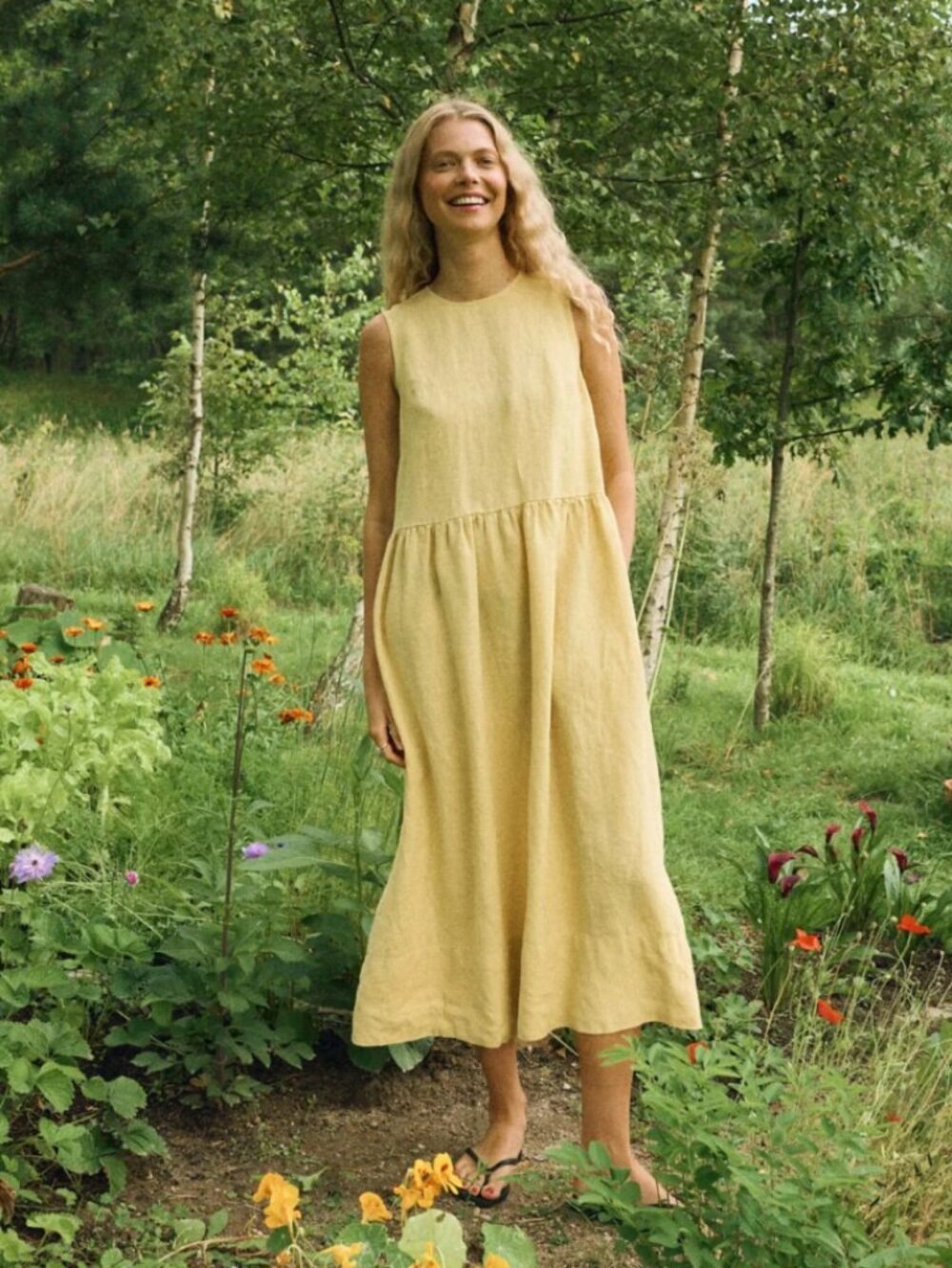Linenfox Ieva Smock Dress